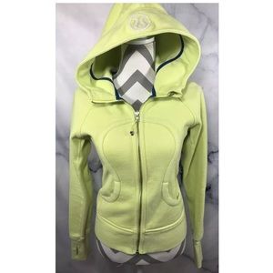 Lululemon Scuba yellow zipup jacket Sz 6
